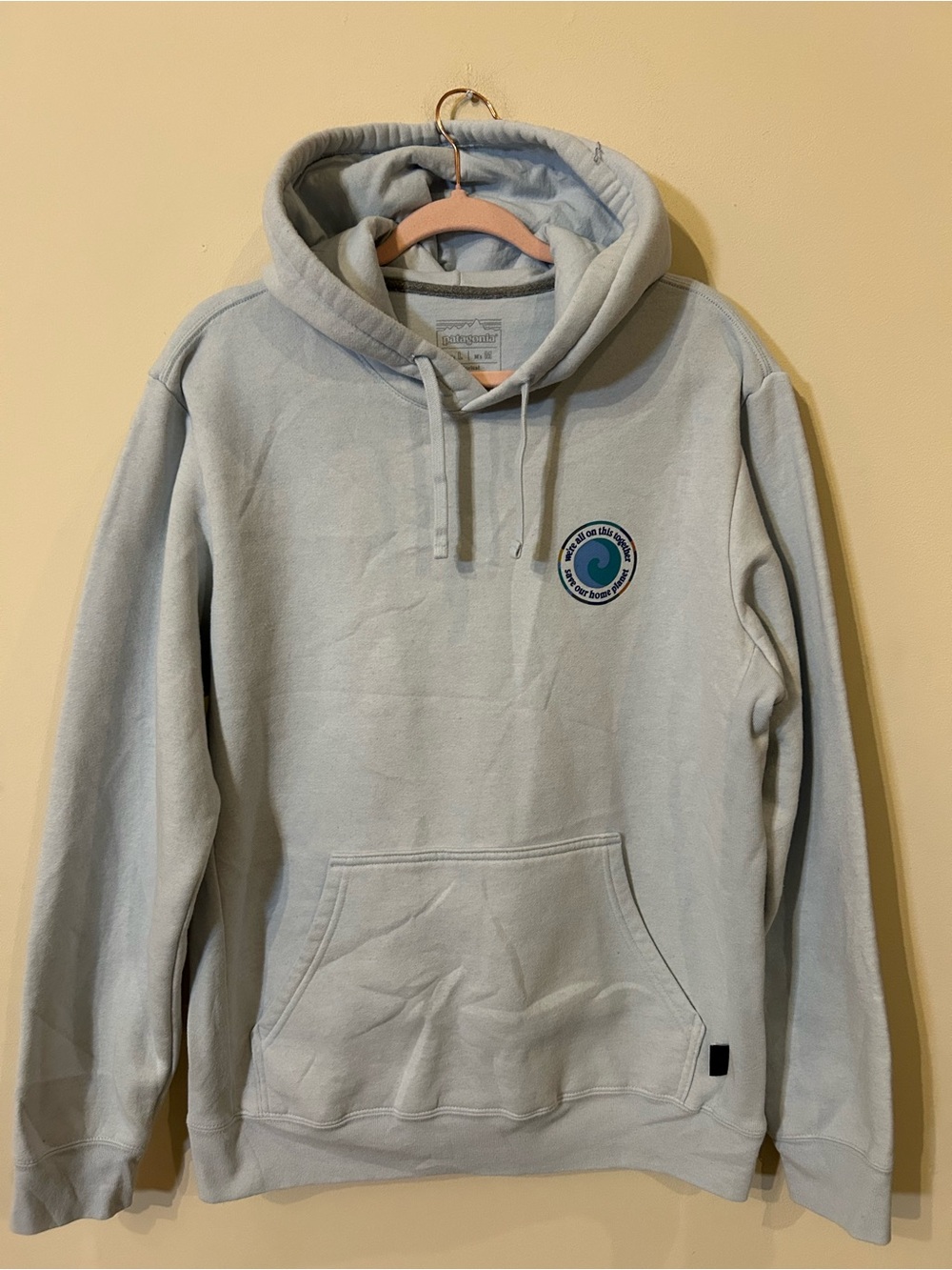 Patagonia unisex hoodie sweatshirt cotton size women L men M